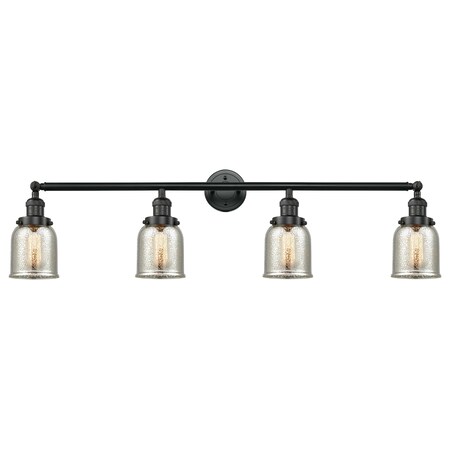 Innovations Lighting 4 Light Vintage Dimmable Led Adjustable Bathroom Fixture 215-BK-S-G58-LED